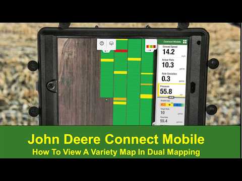 How To View A Variety Map in Dual Mapping | John Deere Connect Mobile