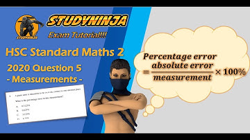 HSC Maths Standard 2020 Question 5 - StudyNinja