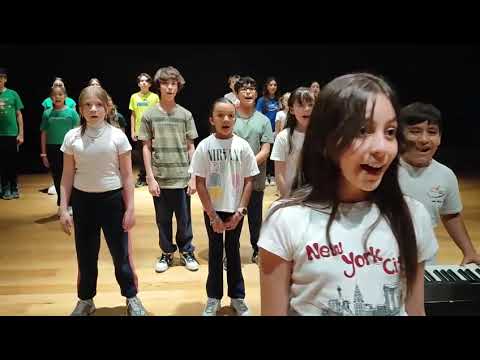 Alumnos del Cea Infantil cantan “Imagina” @CEATelevisa