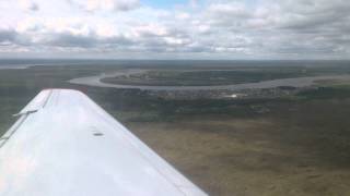 Embraer ERJ 145 (VQ-BWP) landing at USK