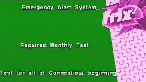Connecticut State Required Monthly Test - August 12, 2003 (recreation)