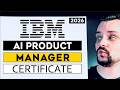 IBM AI Product Manager Cert Review (2026) 🔥