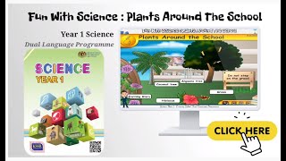 Year 1 Science Interactive Learning : Unit 6 - Plants Around The School [Functions - Part Of Plants]
