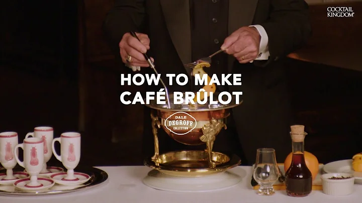 How to Make the Caf Brlot with Dale DeGroff Pt. 3