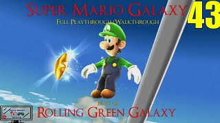 Super Mario Galaxy (Wii) Part 43: Rolling Green Galaxy (Luigi)