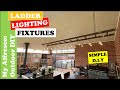 DIY Ladder Light Fixture- Installation 2021