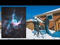 Photographing THOR'S HELMET through my telescope