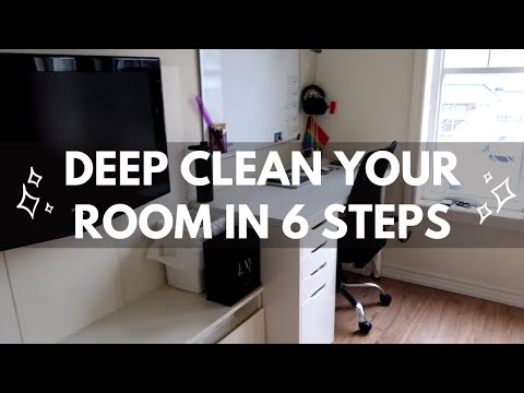 How to DEEP CLEAN Your Room FAST | 6 Step Deep Cleaning Routine 2021