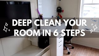 How To Deep Clean Your Room Fast 6 Step Deep Cleaning Routine 2021