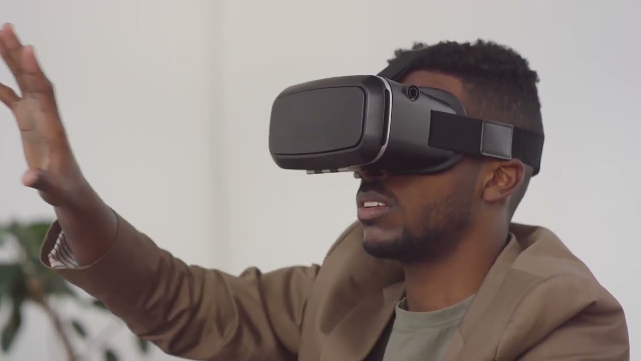 A Man Using VR - Stock Video Free To Use HD 4K