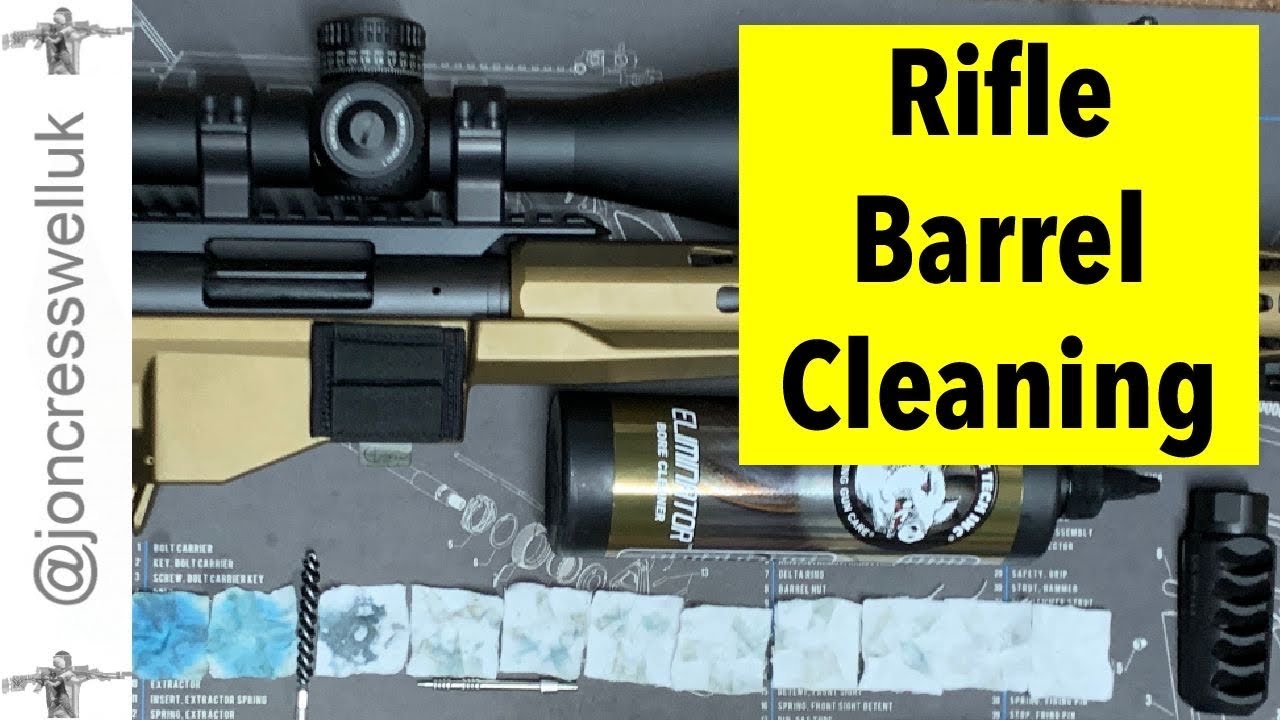 How to Rifle Barrel cleaning and cleaning Muzzle Brake (APW Raptor