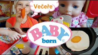 Pojď si hrát💕, epizoda - Večeře | Film s Baby born | Máma v Německu