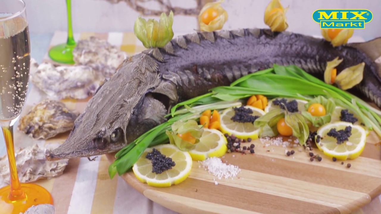 Gefüllter Stör, ausführliches Rezept - YouTube