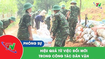 Hiệu quả từ việc đổi mới trong công tác dân vận