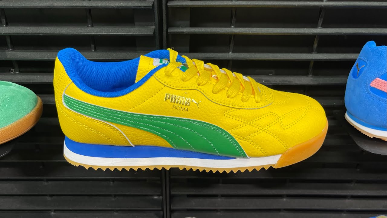 ★ PUMA★ Roman Anniversary Yellow Green Team 3977200 Puma Roma “Anniversario” (Pelé Yellow/ Archive Green/ Team