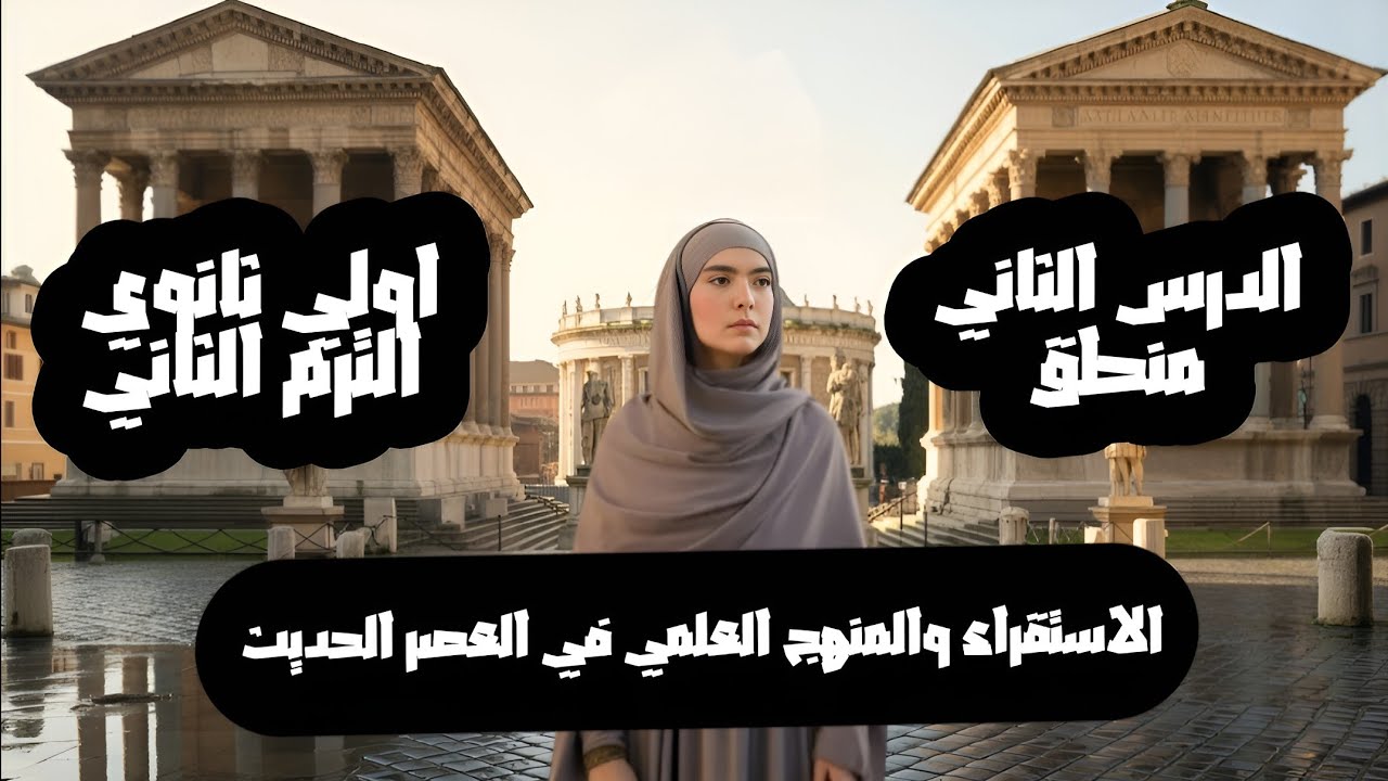 شرح درس الاستقراء والمنهج العلمي في العصر الحديث | شرح الدرس الثاني منطق اولي ثانوي الترم التاني