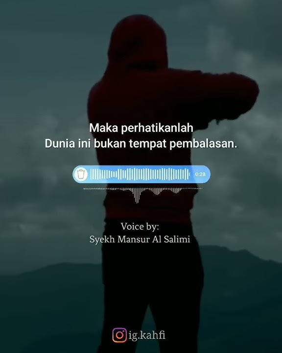 KAPAN KITA ISTIRAHAT | SYEKH MANSUR AL SALIMI