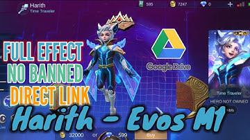 Harith Evos M1 Skin Script | Full Effect | Direct Link | Mobile Legends