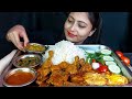 Simple bangali menuspicydeshi style chicken koshaegg omlatefish spinachpumpkincurrybasmati rice