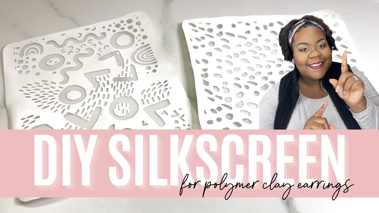 Silk Screen Stencils For Polymer Clay Reusable Silk Screens