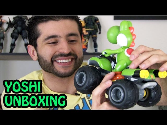 Mario Kart 8 Remote Controlled Yoshi Carrera RC Unboxing - YouTube