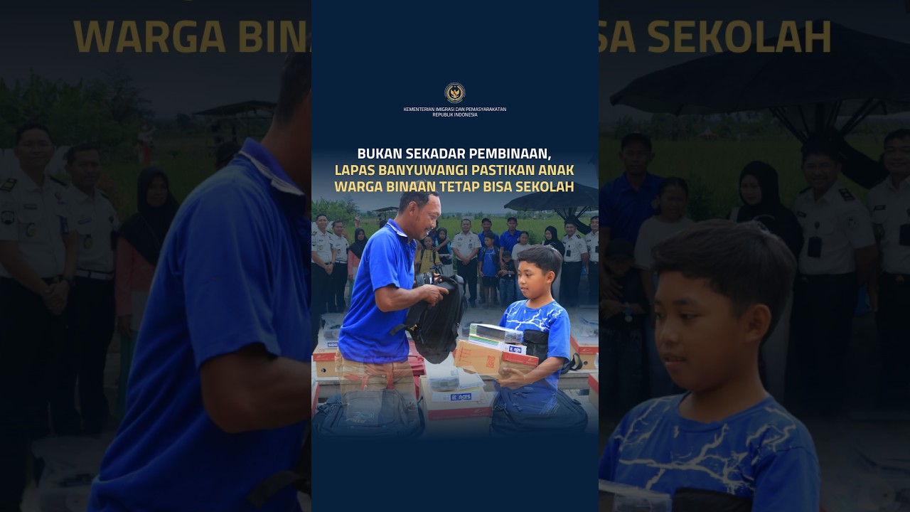 Bukan Sekadar Pembinaan, Lapas Banyuwangi Pastikan Anak Warga Binaan Tetap Bisa Sekolah