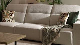 Milo 3 Seater Electric Recliner Sofa with Extendable Chaise and Manual Headrest by Murphy Home