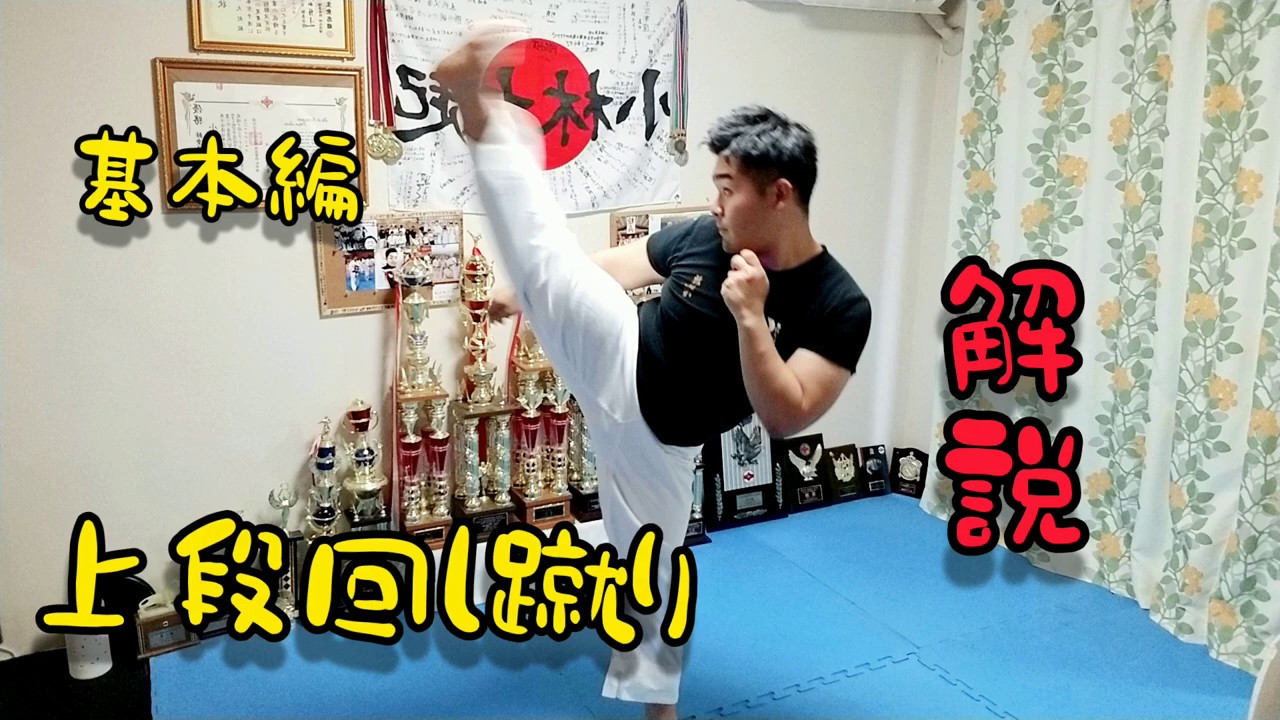極真チャンピオンが教える　上段回し蹴り　解説