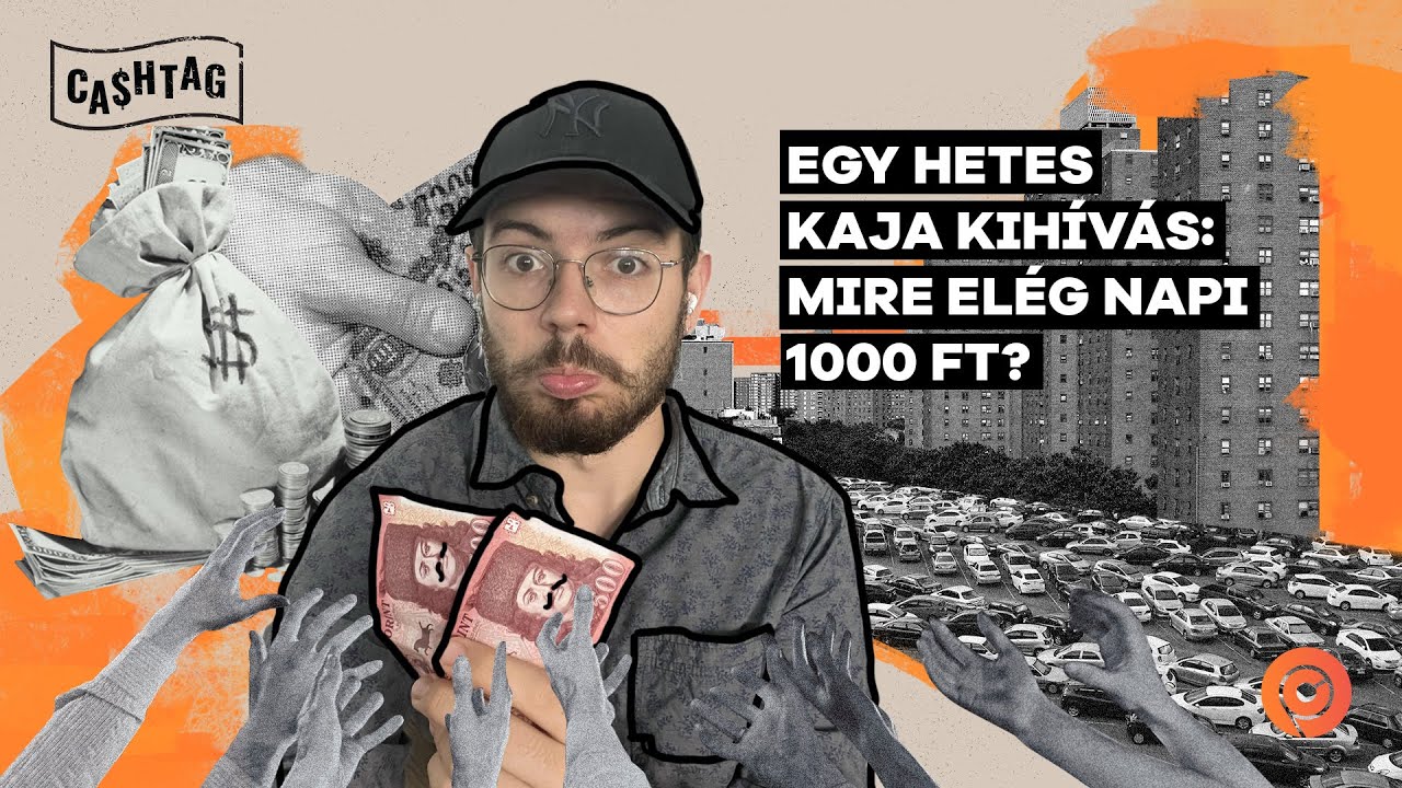 Egy hetes kaja kihívás: mire elég napi 1000 Ft? CashTag /// 💰🥣⏳