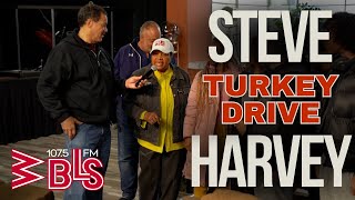 A Look Into This Year's Steve Harvey Turkey Drive
