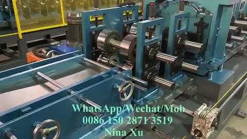 Automatic adjustable light steel u channel roll forming machine210119