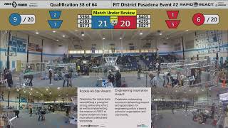 QM38   2022 FIT District Pasadena Event #2