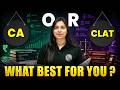 CA vs CLAT Career Comparison | Which is Better After 12th Commerce? Salary, Scope &amp; Reality
