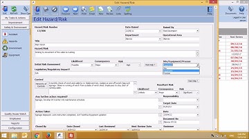 JLB Track Tutorial - Hazards & Risks Register