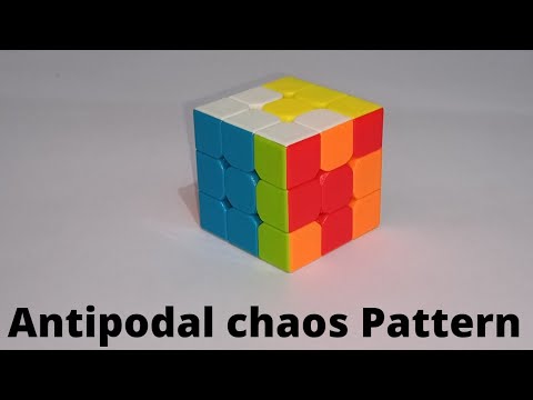 Make Antipodal chaos pattern on Rubik's Cube without Algorithm