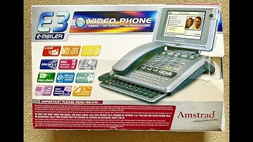 Amstrad E3 Superphone (Amstrad E-M@iler) Demo Mode,Main Software and a Look at the Games it Had.