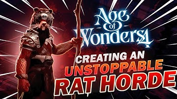 I bred a rat horde designed to devour everything in Age of Wonders 4