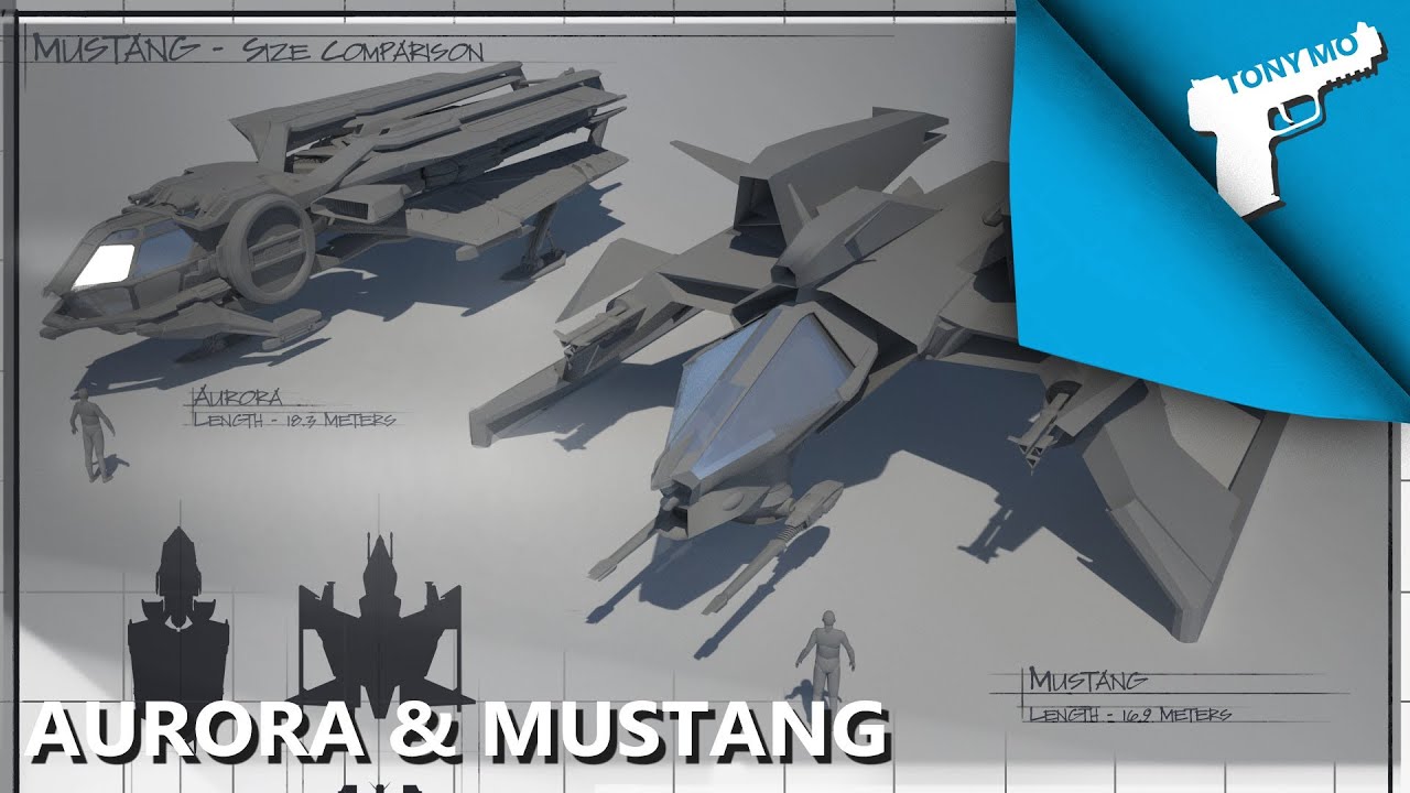 Star Citizen | The Aurora and the Mustang - YouTube