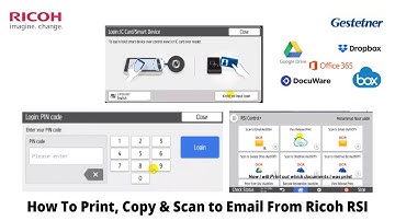 How To Print, Photocopy & Scan form Ricoh RSI (Ricoh Smart Integration), Ricoh Cloud Print Solution.