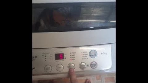 Sharp Automatic Washing Machine ES-FA650P Normal, custom setup and cleaning Sharp Philippines