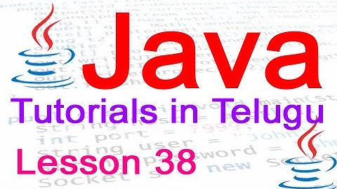 Java in Telugu - Tutorial 38 - Inheritance and Final