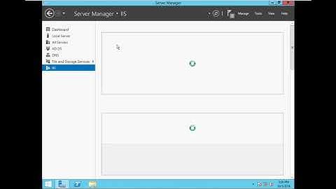 Cài đặt webserver IIS trên Windows Server 2012