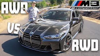 2022 BMW M3 Competition RWD First Drive & POV! BETTER Than xDrive AWD?