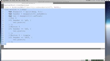 Arduino To Supercollider Tutorials - Part 2, Basic Structure