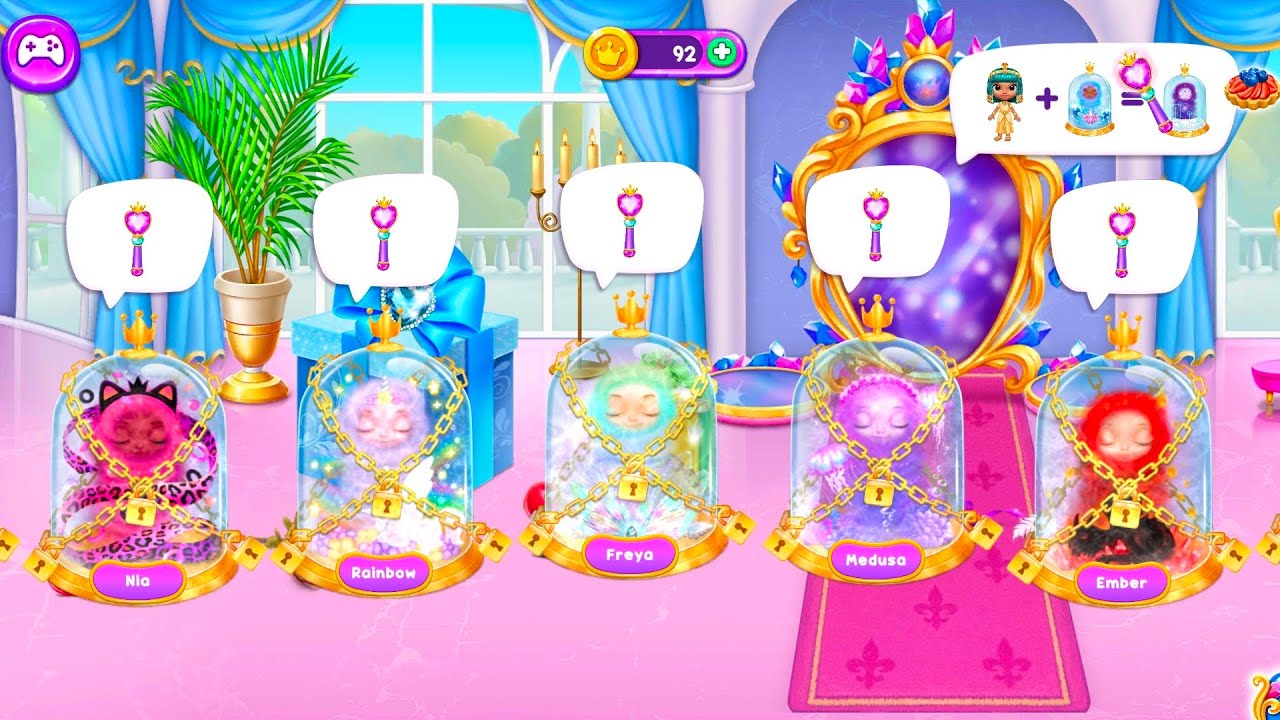 Princess Enc Game Princess Enchanted Castle All Princess Gameplay - YouTube