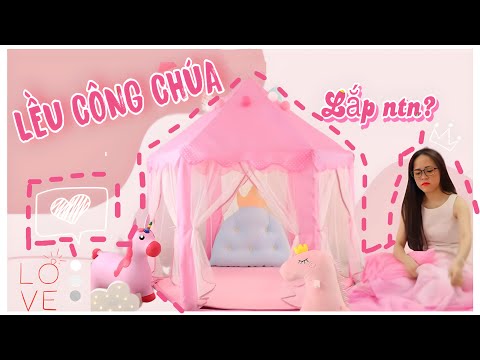 Video HƯỚNG DẪN CÁCH LẮP LỀU CÔNG CHÚA - youtube
