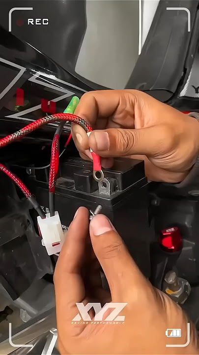 POSITIVE NEGATIVE BATTERY CABLE F1ZR & YAMAHA FORCE 1 DYNAMO #f1zr #force1 #yamaha2tak #2taklover...