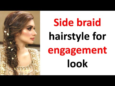 2 Flower Braids Hairstyles | Engagement Hairstyle for Wedding | Quick Open  Hairstyle with Lehenga | hairstyle, lehenga | 2 Flower Braids Hairstyles | Engagement  Hairstyle for Wedding | Quick Open Hairstyle