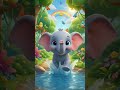 ek mota hathi jhoom ne chala| #funny #cute   #cartoon #viral #funnycute #nurseryrhymes