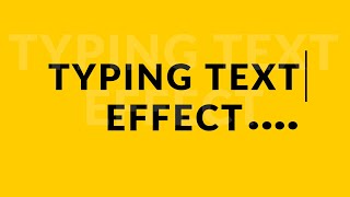 How to make Text Typing Effect Using Only HTML, CSS & Javascript - CodeWithTanmay
